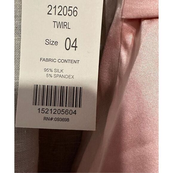 NEW WITH TAGS Etcetera Pink Silk Tank Top Blouse size 4 95% silk, 5% spandex. Cr - Picture 3 of 6
